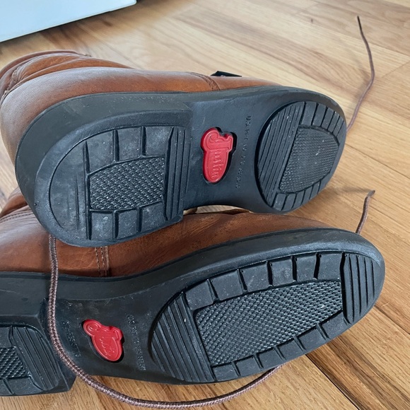 ORIGINAL JUSTINS WORK BOOT TAN SIZE 6 - Picture 4 of 7